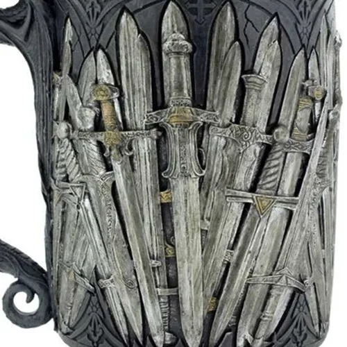 Game of Thrones Dragon Iron Sword Coffee Mugs Stainless Steel Resin Cups and Mugs Creative Drinkware Mark