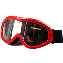 BLUR Motorcycle Goggles Helmet Accessories Single Lens Glasses Transparent Universal For Adult Helmet Racing Motorbike Glasses