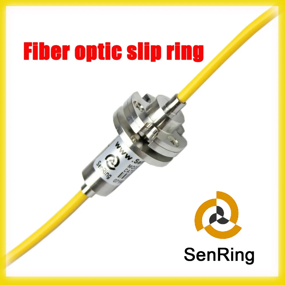 Senring single channel fiber optic slip ring/rotary joint with FC