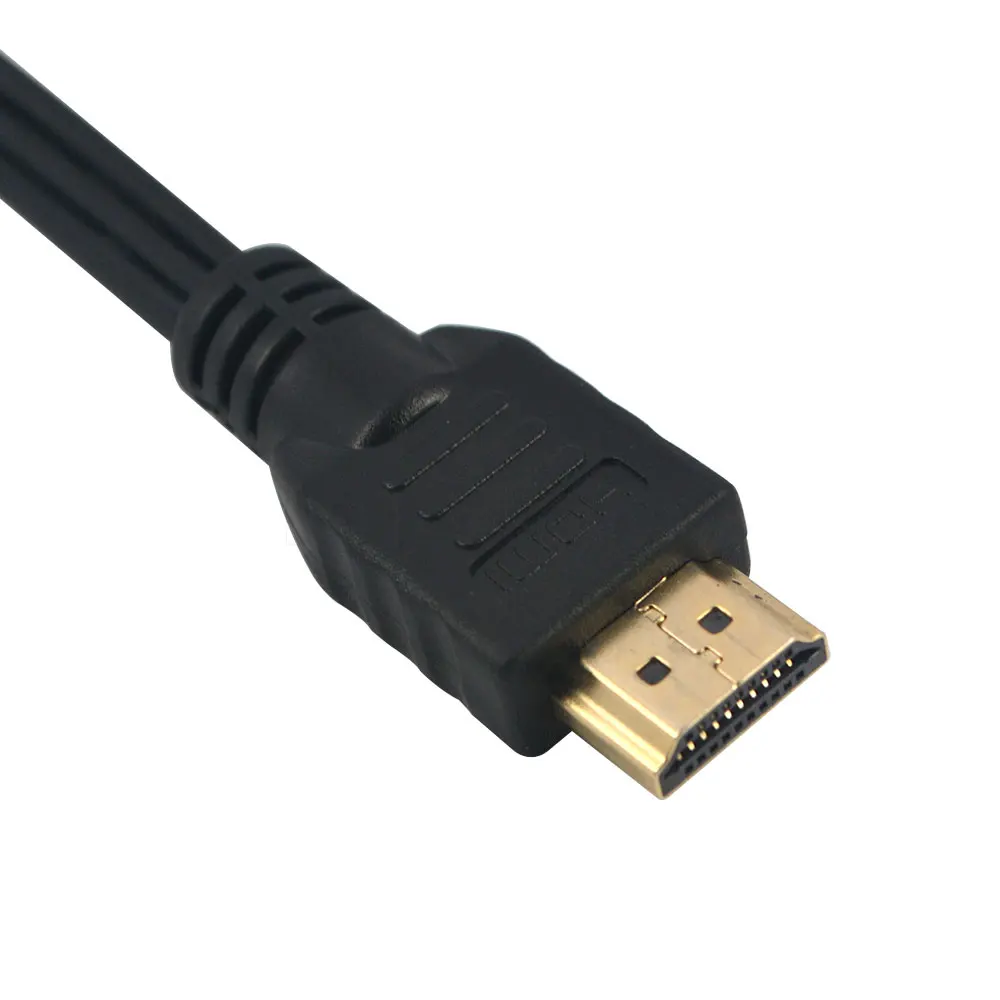 Kebidu 1 м 1080p HDMI штекер RCA Мужской адаптер видео аудио кабель HDTV VGA AV патч-корд конвертер для HDTV