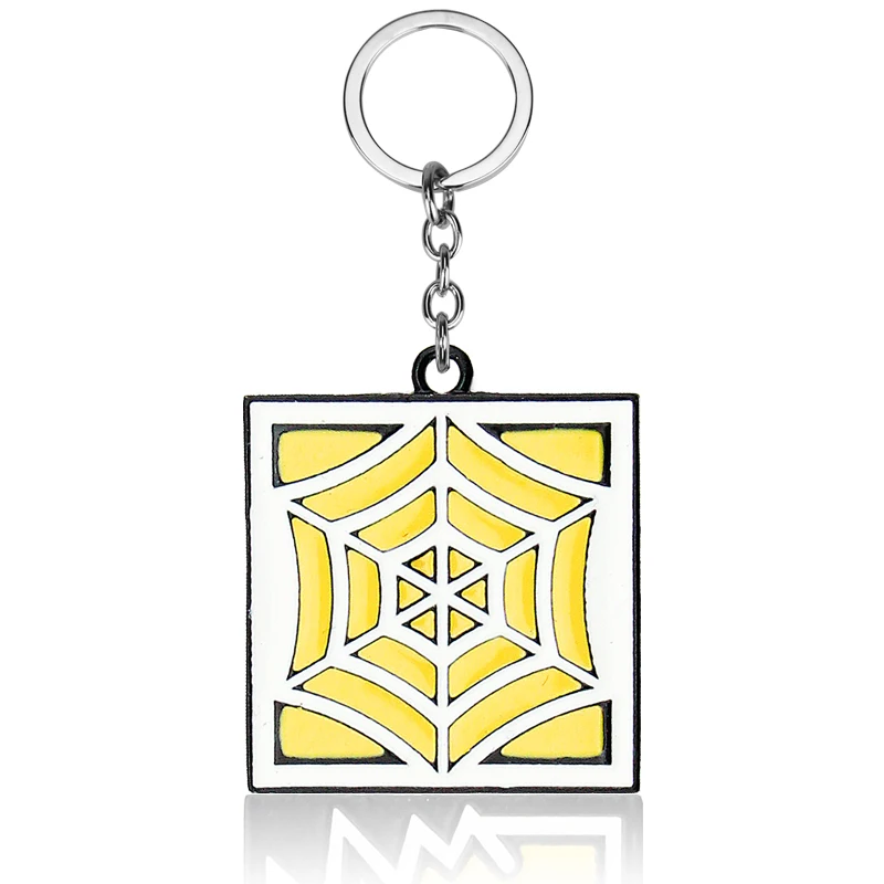 

Game Rainbow Six 6 Siege Keychain Skull gun Siege Metal Keychain Male Anime Key Ring Holder Porte Clef Gift Jewelry
