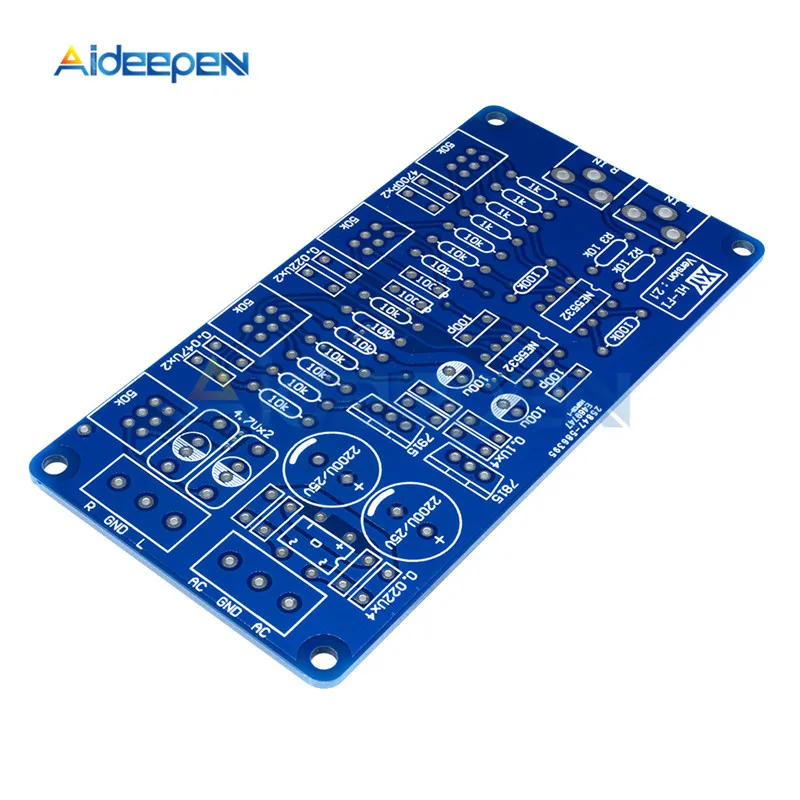 AC 15 в NE5532 модуль управления звуковым потоком аудио печатная плата усилителя мощности доска DIY комплект Электронная Печатная плата потенциометра 50 к