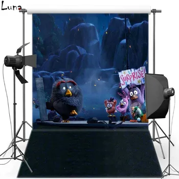 

MEHOFOTO Cartoon Bird For Baby Vinyl Photography Background New Fabric Flannel Backdrop For Newborn photo studio Props 1700