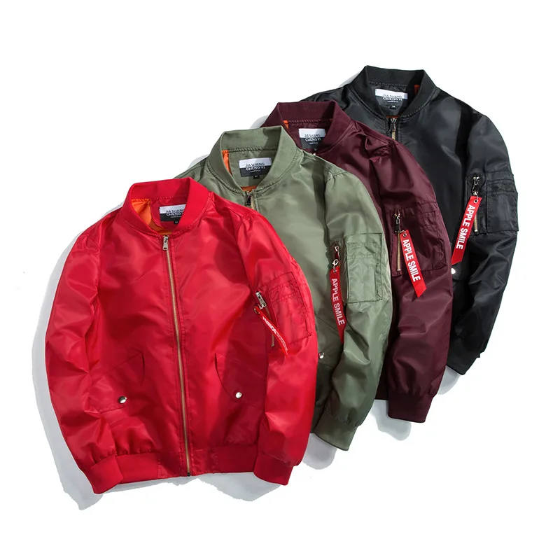 

Male / Women MA1 Army Fly Pilot Jacket Unisex Military Airborne Flight Tactical Bomber Tops Men Aviator Motorcycle baseball Coat