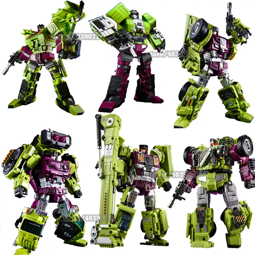 ジンバオ変形新しいdevastatorおもちゃ変換gtロボットトラック車特大ショベルクレーンモデルアクションフィギュアおもちゃ Aliexpress
