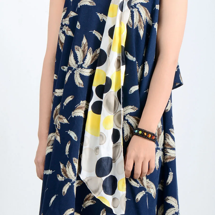 Cuff Bracelet Onyx Lava Stone 7 Chakra Leather Wrap Bracelets Handmade Bohemia Bracelet Dropshipping