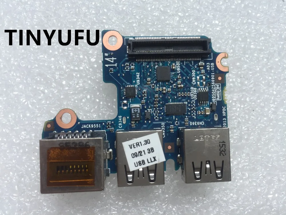 For HP PROBOOK 640-G1 645 G1 6050A2566901 genuine original laptop USB interface board and network interface board 100% work