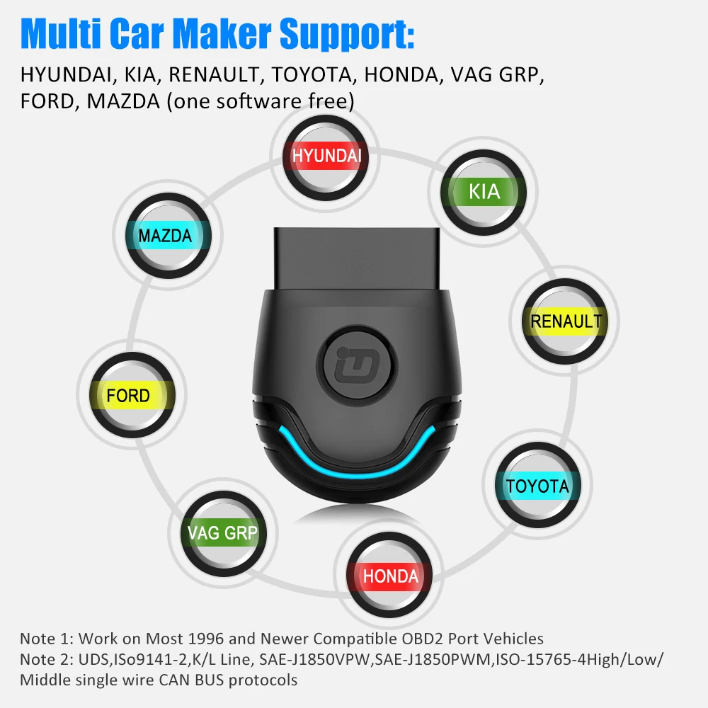 Vpecker PU-600 полная система Bluetooth OBD2 Автомобильный сканер EPB SRS SAS DPF Сброс масла PK AP200 ODB2 OBD 2 автомобиля диагностический инструмент