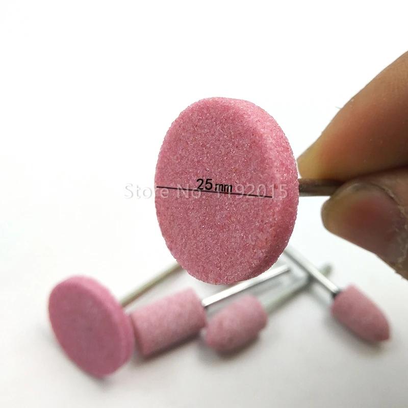 Розовый абразивный камень Dremel вращающийся инструмент колонка Т образный