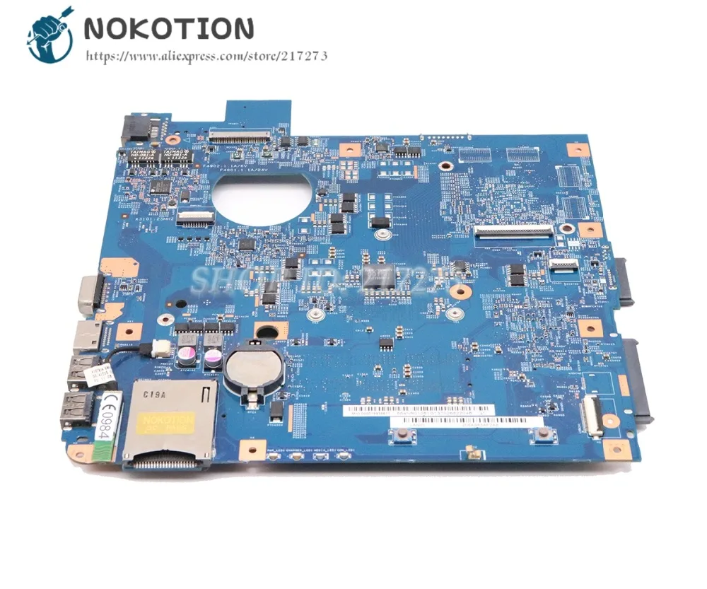 NOKOTION для Acer Aspire 4752 4755 Материнская плата ноутбука MBRPT01001 JE40 HR MB 10267-4 48.4IQ01.041 основная плата HM65 DDR3