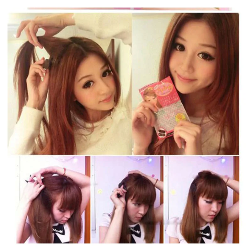 2 Pcs Hair Volume Bump Up Clip Princess Hair Maker Tool Head