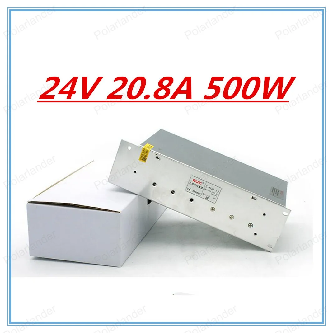 

Best quality Switching Power Supply Driver for LED Strip AC 100-200V Input to DC 24V 24V 20.8A 500W