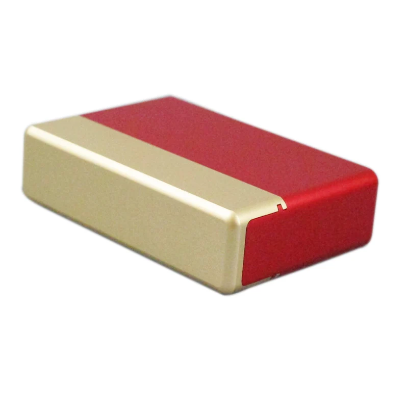 Модный 18 отверстий алюминиевый для IQOS Box 18 шт. держатель для сигарет для IQOS чехол для картриджа чехол - Цвет: Red gold mix