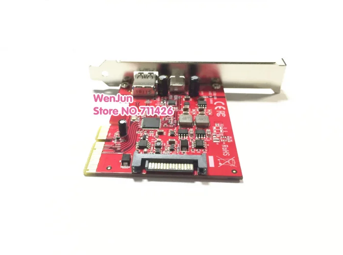  10 Gbps USB 3.1 Gen 2 Typ-A + Typ-C PCI express Karte PCI-E 2x zu usb3.1 Typ A + Typ C adapter für 