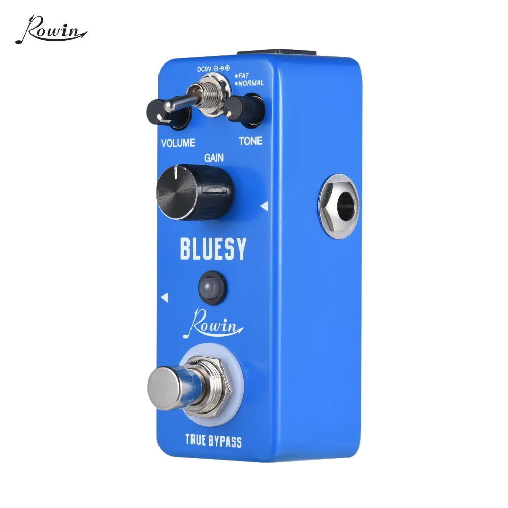 Rowin LEF 321 Bluesy Blues Overdrive Guitar Effect Pedal Aluminum Alloy