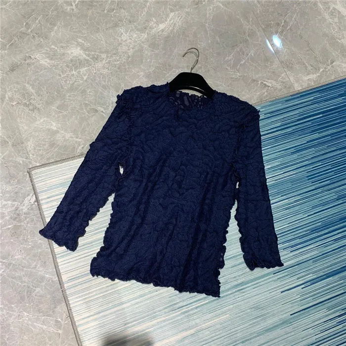 Overweight worker ручная вышитая плиссированная футболка MIYAKE плиссированная футболка 1093FC16