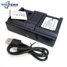 2x Battery NP-45 FNP45 & Dual USB Charger for Fujifilm FinePix J JV JX JZ XP T Z L Instax Series Mini 90 L30 L55 L90 Cameras