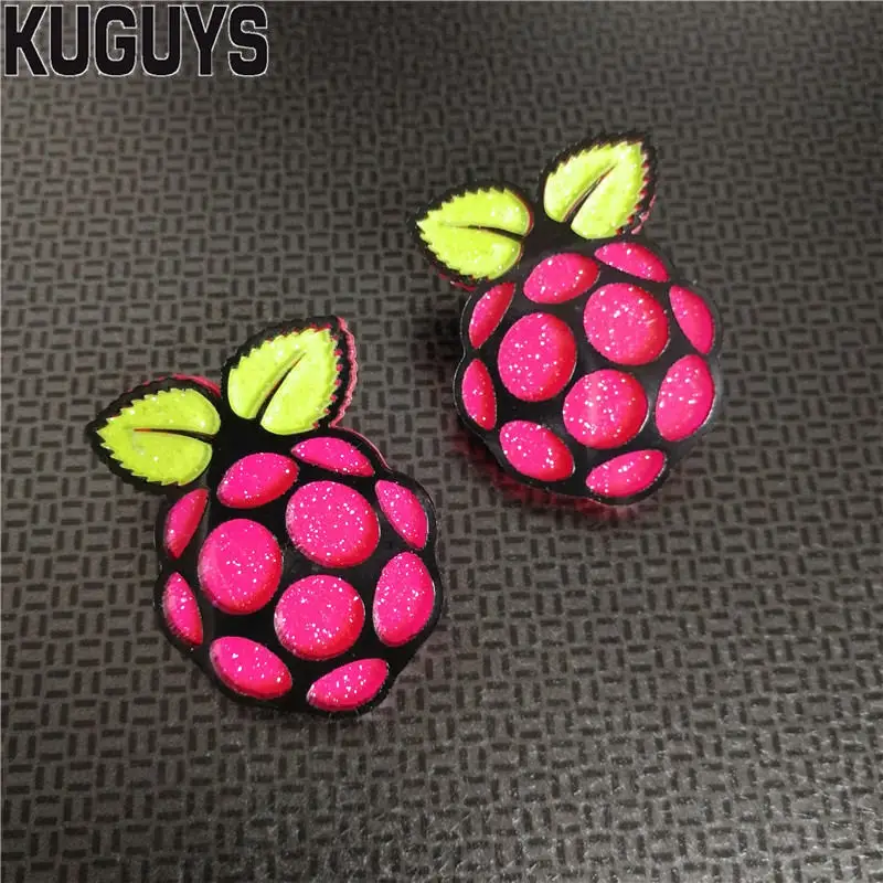 KUGUYS модные ювелирные изделия Oorbellen акриловые растения Фрукты Raspberry серьги для