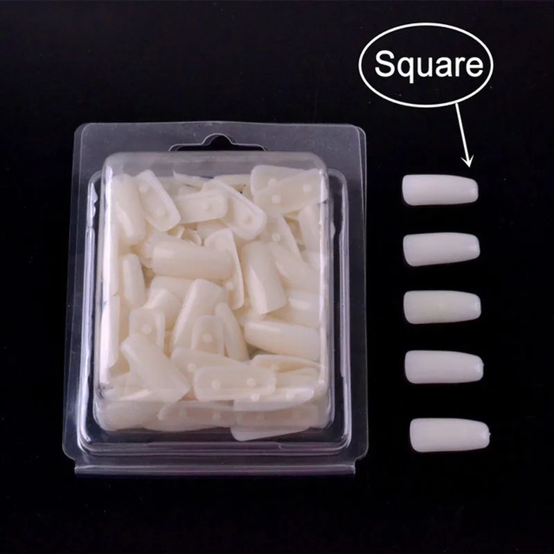 

208/ New/ 100pcs Practice Specialty Nail Tips Practice Nail Adjust Nail Tips Tip No display Training Tool A00119XX