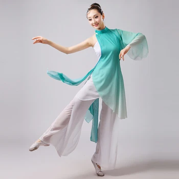 

Elegant Stage Performance Clothing Traditional Women Yangko Dance Costume Chinese National Clothes Folk Dancing Wear 3XL 4XL