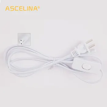 

T8 T5 100cm/150cm 2 core integrated lamp tube connector with switch power supply line LED lamp socket plug connection line