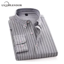 Хлопок Новая мода Мужская рубашка Весна Осень Homme рубашка мягкая мужская официальная одежда рубашки свадебные рубашки рубашка в полоску YN10514