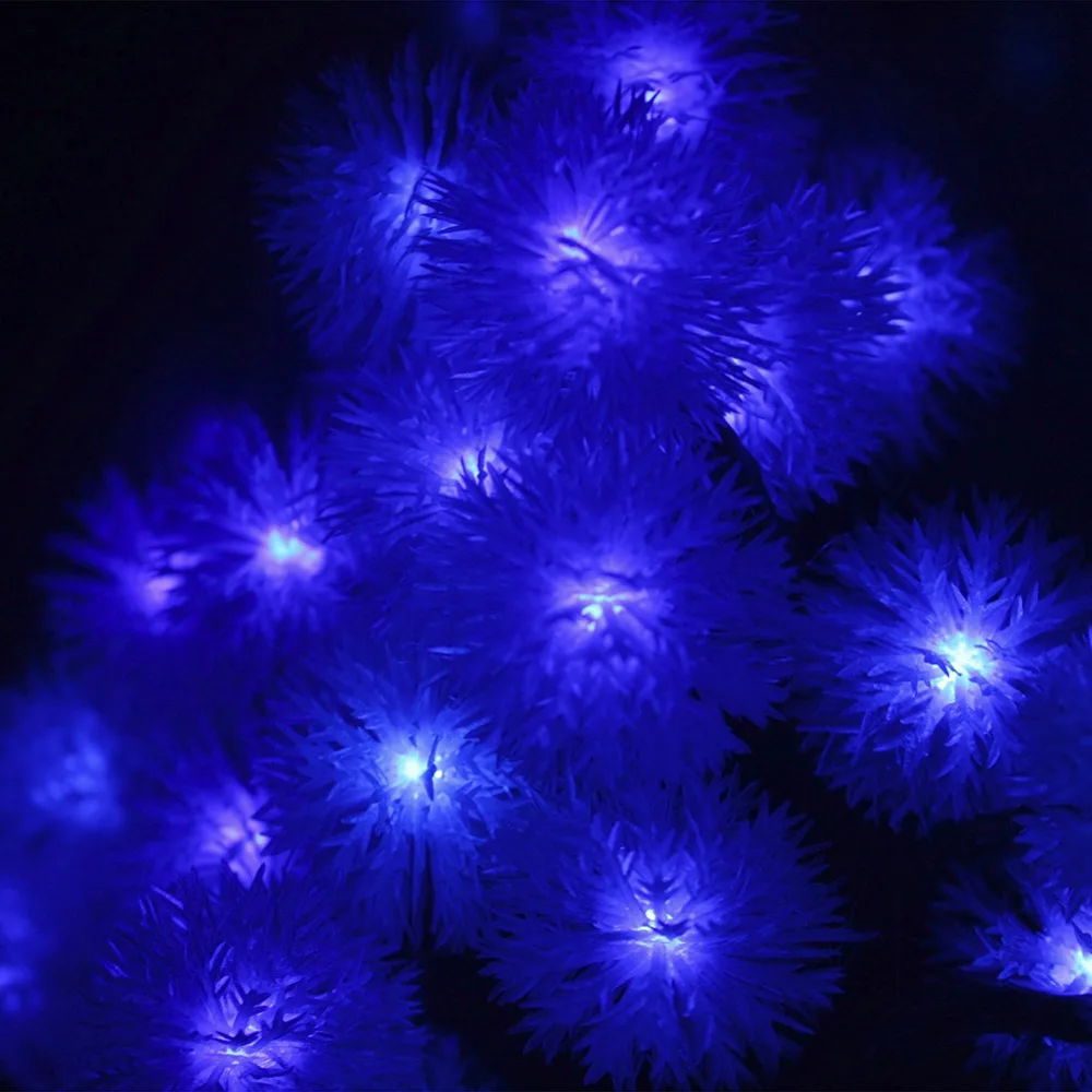12 М 100 LED Кулон солнечная СВЕТОДИОДНЫЕ лампы строка Огни Украшение Для Елки Партии