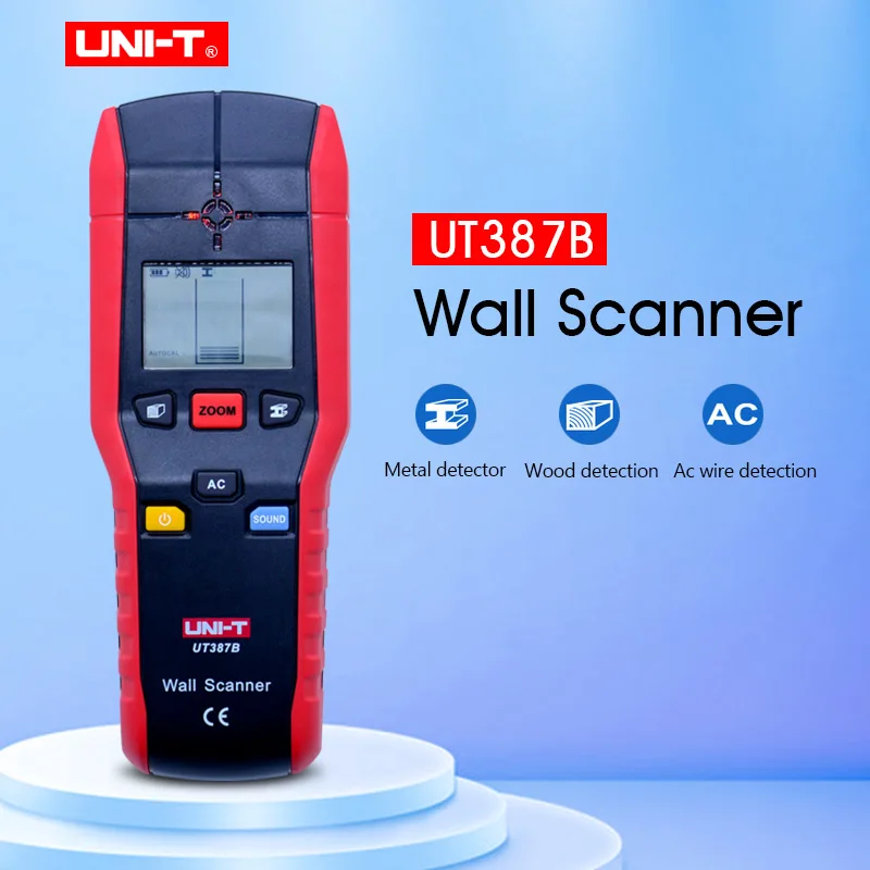 UNI-T UT387B цифровой сканер для стен детектор AC провода металла dedector дерево тестирование 80 м 100% Фирменная Новинка