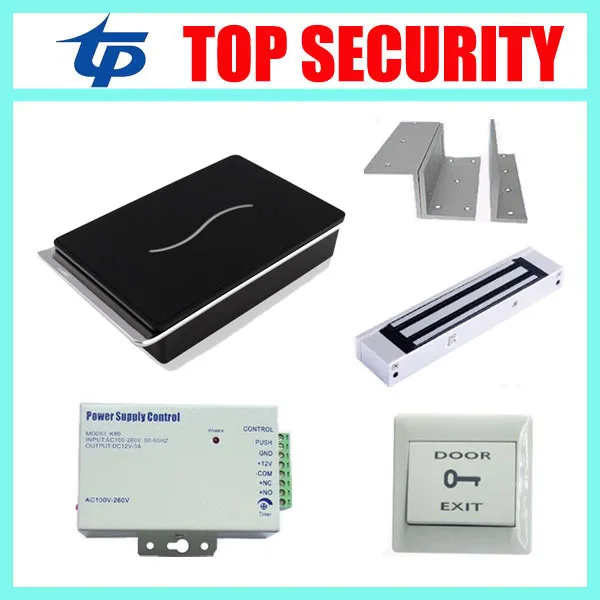 Free Shipping SCR100 Card Access Control Kit With Power Supply and
