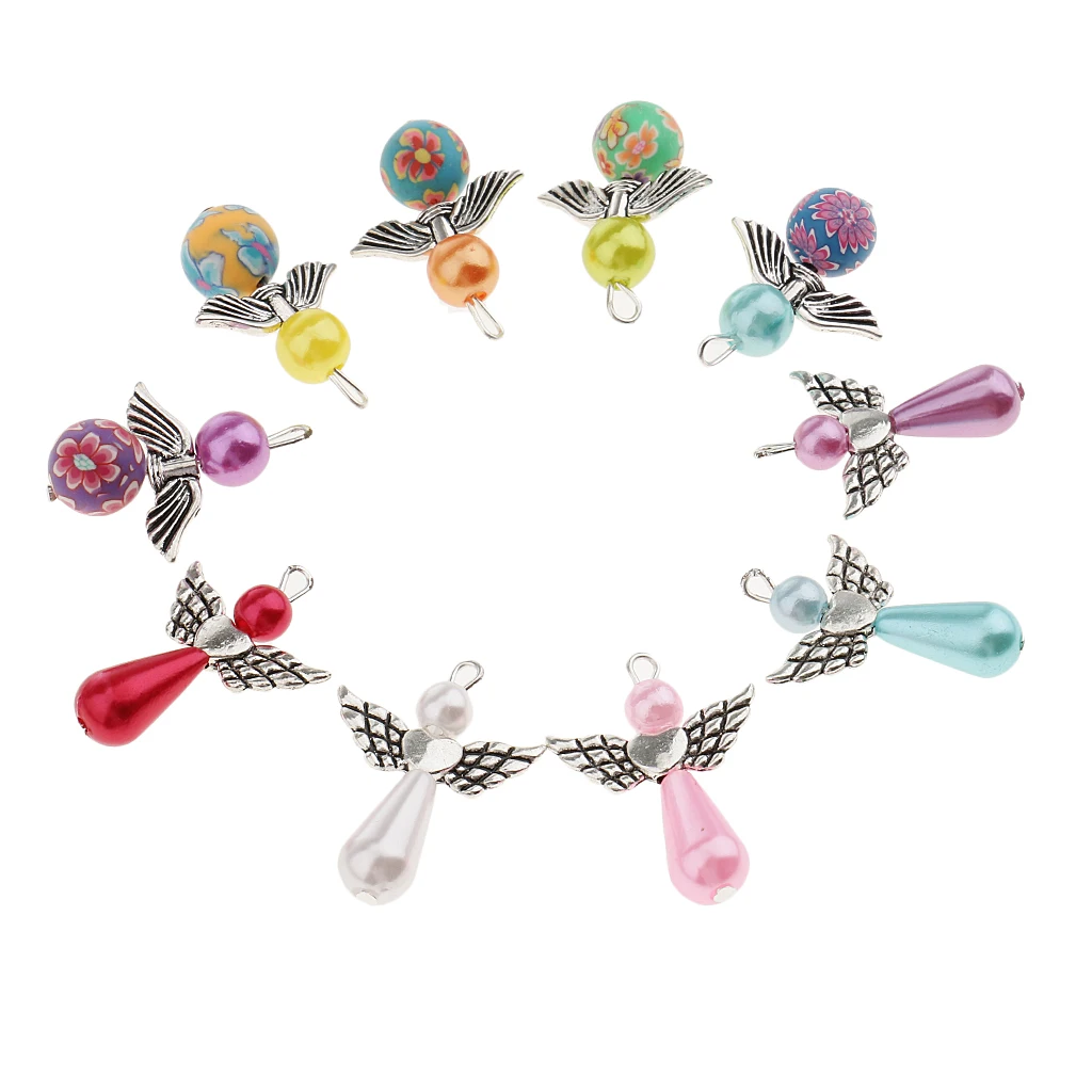 Pack of Assorted Vintage Christmas Pendant DIY Jewelry Charms Beads Xmas Gift