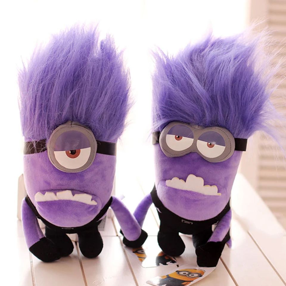 Hot sale 9 " purple minion toys despicable me Creative purple Minions