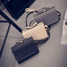 Hanup vintage casual bogen mini flap mädchen kupplung neue frauen handtasche dame-parteihandtasche berühmte crossbody schulter messenger bags