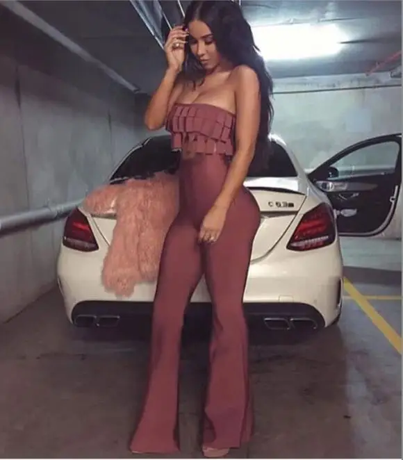 

Top Quality Women Solid Sexy 2 Piece Bandage Jumpsuit 2016 Knitted Bodycon Elastic Designer Bandage Jumpsuits