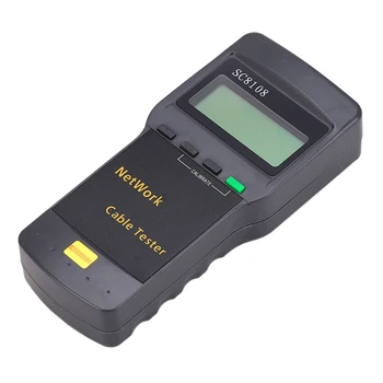 

SC8108 Portable LCD Network Tester Meter&LAN Phone Cable Tester & Meter With LCD Display RJ45
