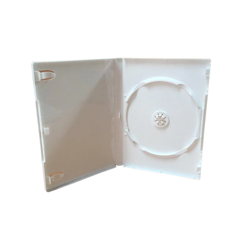 2 шт 1DVD белый мягкий пластиковый чехол 190X135X14 мм держатель вставки/1 диск