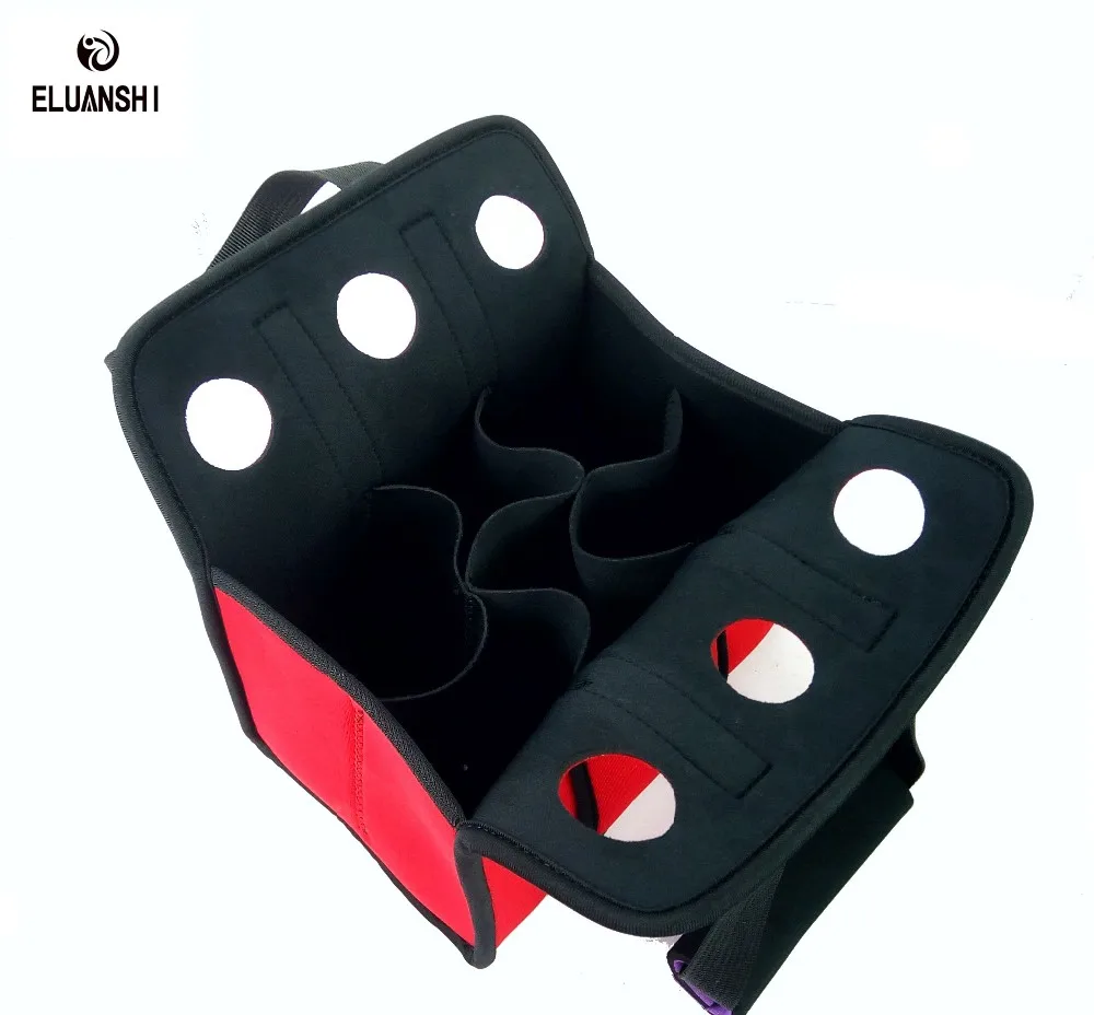 neoprene 6 can Cooler Beer backpack picnic basket bag set Wine box Chillers Frozen wedding Bottle PP outdoor tableware bar lunch