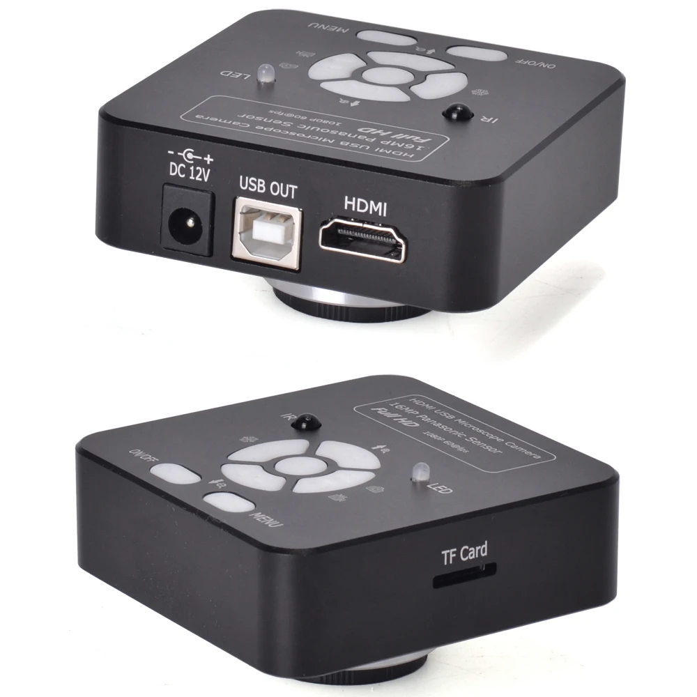 HAYEAR 16MP HDMI цифровой электронный промышленный микроскоп для видения камера 100X C Mount