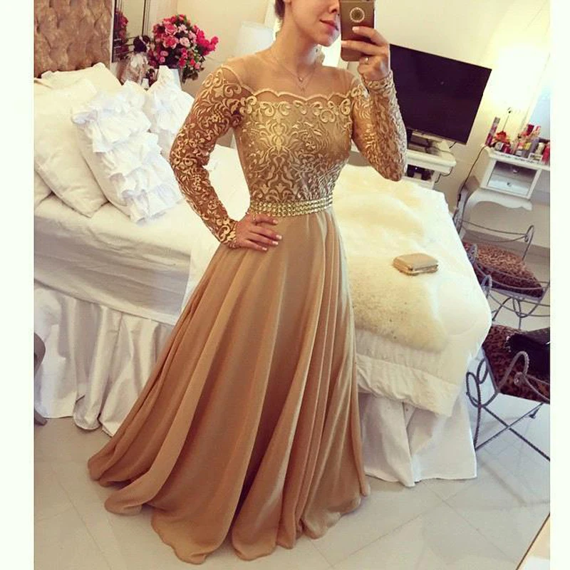 gowns with off shoulder sleeves