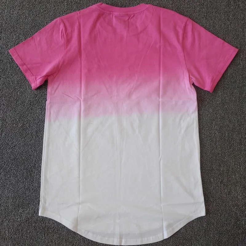 Летняя Модная брендовая хлопковая шелковая футболка sik мужская одежда хип хоп с круглым вырезом и коротким рукавом с изогнутым подолом