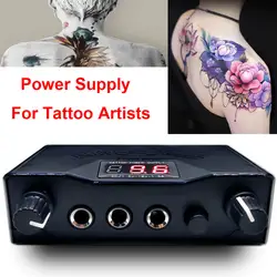 2018 Professional Tattoo lcd цифровой двойной источник Питания постоянный макияж инструмент штекер 0816