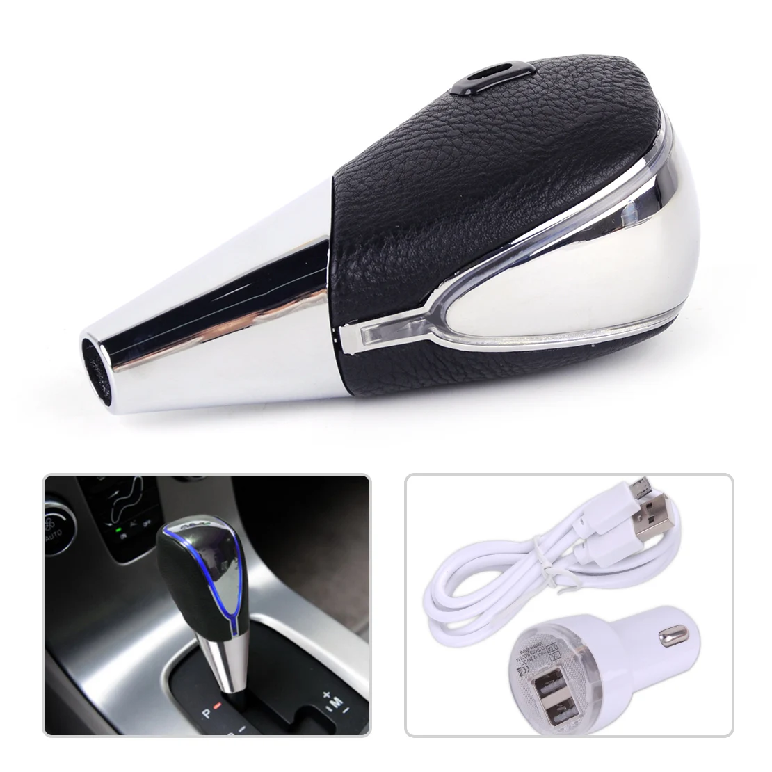 

beler Gear Shift Knob Touch Activated Full LED RGB Blue Fit For Lexus ES350 GS460 Toyota Camry Corolla Avalon Scion AUTOMATIC