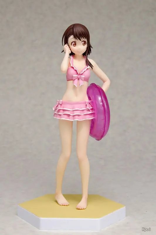Anime Cartoon 15CM Nisekoi Onodera Kosaki Beach Queens Series Swimsuit Ver. PVC Figure Collectible Model Toy | Игрушки и хобби