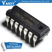 10 шт. HD74LS86P DIP14 HD74LS86 DIP SN74LS86N DIP-14 74LS86 SN74LS86AN и IC