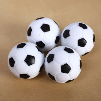 

4 Pcs 32mm Football Fussball Soccerball Sport Gifts Round Indoor Games Foosball Table Football Plastic Soccer Ball Free Shipping