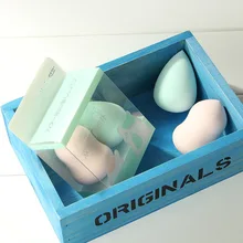 Каплеобразный спонж 2 шт Макияж Губка Красота Макияж инструмент сухой и влажной двойного использования воды становится больше