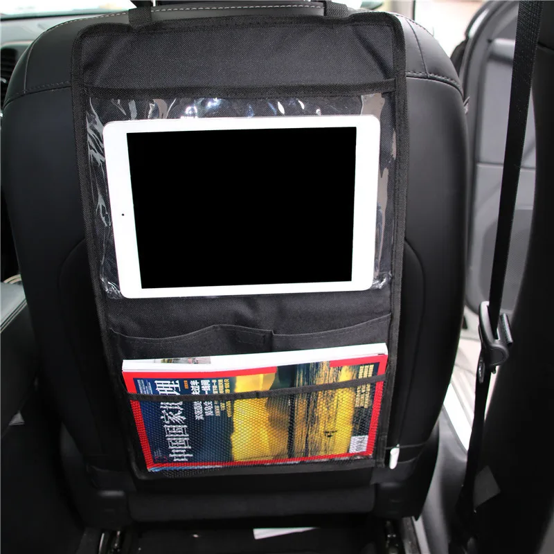Автомобильная сумка для хранения с несколькими карманами на заднем сиденье органайзер для автомобильного заднего сидения карман для телефона чехол для книг планшетов мобильных напитков ткани