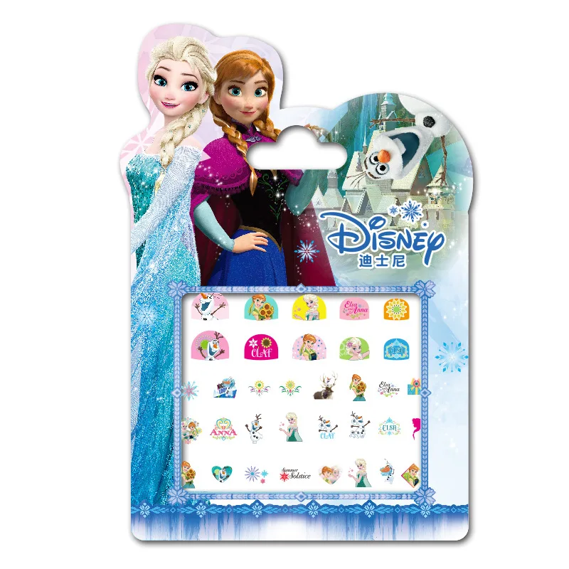 Мультфильм детей наклейки для ногтей nail art наклейки макияж претендует красоты моды игрушка для костюмированной вечеринки Подарки для девочек