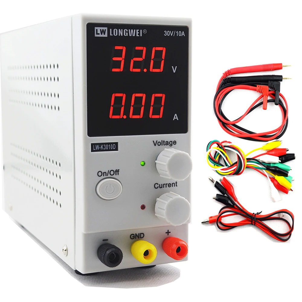 Vente 30v 10a K3010D Mini commutation réglable DC alimentation SMPS simple canal 30V 5A Variable 110V ou 220V