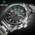 2018 Novos Relógios Homens Marca De Luxo Weide Completa Aço Quartz Relógio Led Relógio Digital Militar Esporte relógio de Pulso Relogio masculino
