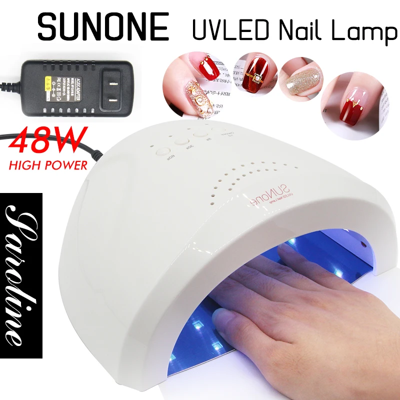 

Saroline UV Lamp for Nails Polish Art Tools Manicure Gel Nail Machine Poly Gel 48W UV LED Nail Lamp Dryer for Nail All Gels Lamp